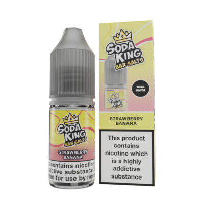 strawberry banana vape - Soda King Bar Salts - Strawberry Banana